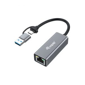÷ Adaptador de red usb-c 3.2 a 2.5gb rj45 incluye adaptador usb-a equip