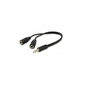 ÷ Cable audio mini jack 3.5mm macho a 2 jack 3.5mm hembra