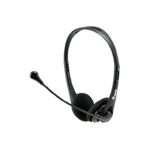 ÷ Headset equip life conexion jack 3.5mm microfono flexible control de volumen y mute color negro