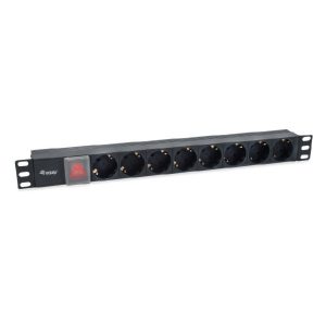 ÷ Regleta alimentacion rack 19 1u 8 tomas con interruptor cable iec 14 especial sai"