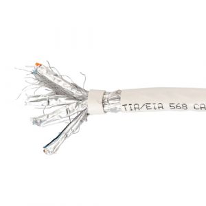 ÷ Bobina equip categoria 6a s/ftp rigido 4p23 100m 401491