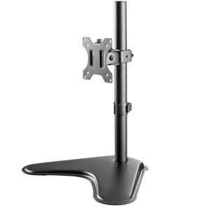 ÷ Soporte de mesa con base equip 650122 para 1 pantalla 13-32" inclinable +45? -45? y giratorio 180? "