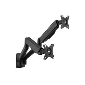 ÷ Soporte de pared orientable equip para 2 pantallas de 17-32" brazo 564mm muelle de gas hasta 9kg"