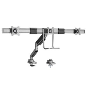 ÷ Soporte de mesa equip 650162 para 3 pantallas de 17-32" max. 6kg por pantalla max.vesa 100x100 reso"