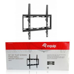 ÷ Soporte de pared fijo equip para pantalla 32 - 55" fijo vesa max. 400x400"
