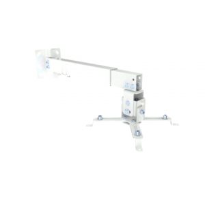 ÷ Soporte de proyector equip inclinable para techo o pared 430-650mm hasta 20kgs color blanco