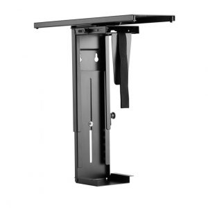 ÷ Soporte cpu equip 650892 para instalacion bajo mesa giratorio 360? acero color negro max. 10kgs