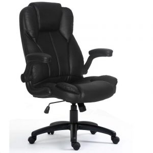 ÷ Silla de oficina ergonomica equip color negro recubrimiento pu de alta calidad dise?o ergonomico