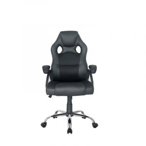 ÷ Silla de oficina ergonomica equip color negro recubrimiento pu de alta calidad dise?o - promo