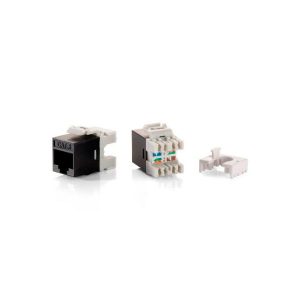 ÷ Kit 8 uds conector hembra rj45 ftp cat6 panel keystone