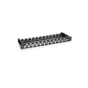 ÷ Patch panel vacio cat.6a 24 puertos keystone 1u