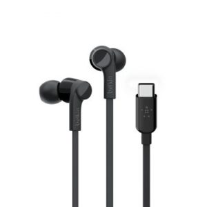 ÷ Auricular intrauditivo usb-c belkin g3h0002btblk con microfono integrado color negro