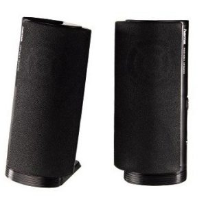 ÷ Altavoces 2.0 hama jack 3.5mm alimentado por usb entrada para auriculares control de volumen
