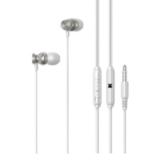 ÷ Kodak auriculares 170+ con microfono intrauditivos silicona plata
