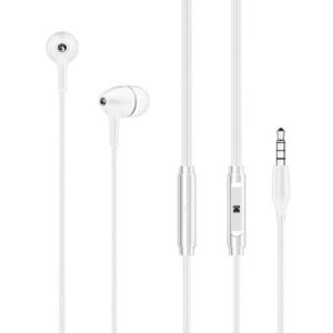 ÷ Kodak auriculares 165+ con microfono intrauditivos silicona blancos