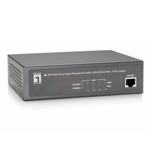 ÷ Switch level one gep-0522 no gestion 5p 10/100/1000 4p poe plus 65w