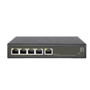 ÷ Switch semigestionable level one hilbert 4p poe 10/100/1000 60w + 1p 10/100/1000 carcasa metalica