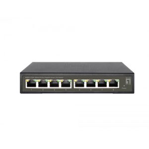÷ Switch semigestionable level one hilbert 8p giga carcasa metalica