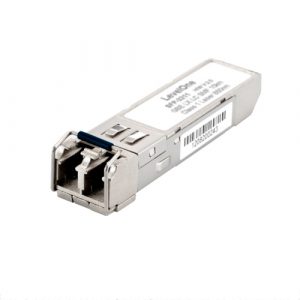÷ Transceiver gigabit sfp module level one singlemode 1.25g 1310nm fp-ld 10km duplex lc