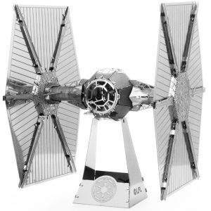 ÷ Maqueta 3d metal fascinations star wars imperial tie fighter montaje sin pegamento ni soldadura