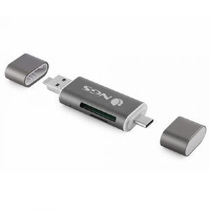 ÷ Card reader externo ngs ally reader - para tarjetas microsd / sd conectores usb microusbusb-c