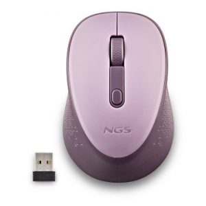 ÷ Mouse ngs wireless dew lilac con nano receptor-800/1600 dpi 2,4 ghz lila