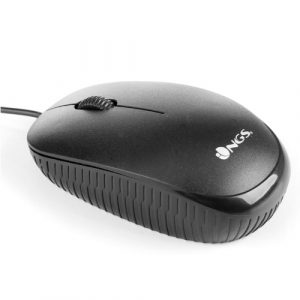 ÷ Mouse ngs flame black optico con cable