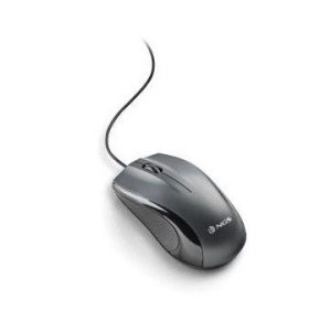 ÷ Mouse ngs musk laser con cable de 1200 dpi usb ambidiestros negro