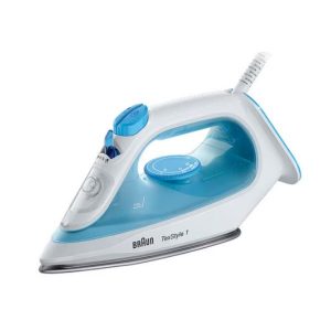 ÷ Plancha de vapor braun texstyle si1050bl azul/blanca suela de ceramica 120 g/min vapor 2000w deposit