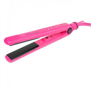 ÷ Plancha de pelo beautac bts200 pink placa ceramica/turmalina tecnologia de iones alisa y ondula 180?