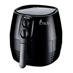 ÷ Freidora por aire sin aceite palson icarus 30644 color negro 5litros 1400w