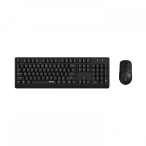 ÷ Teclado y mouse rapoo wireless x1500 2,4ghz 1200 dpi nano usb color negro