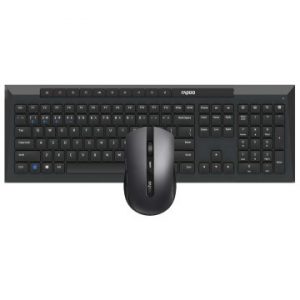 ÷ Teclado y mouse rapoo wireless y bluetooth 8210m 2,4ghz bt 4.0 bt 5.0 1600dpi ajustable color