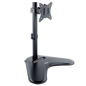 ÷ Soporte de mesa con base tooq db1701tn-b para 1 pantalla 17-32" gira incli 1 brazo negro"