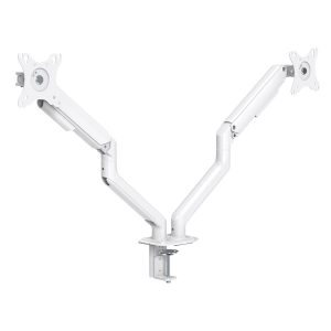 ÷ Soporte de mesa tooq db4132tnr-w para 2 pantallas 17-32 max 9kg/brazo vesa max. 100x100 blanco"