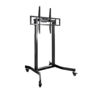 ÷ Soporte de suelo con ruedas tooq fsm02-b para pantallas de 55-100" negro regulacion electrica de al"