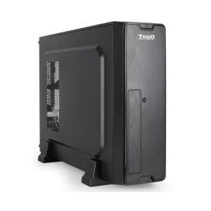 ÷ Caja microatx slim tooq tqc-3007u3cd negra microatx/mini itx f/a sfx 500w lector de tarjetas