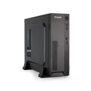 ÷ Caja slim matx tooq tqc-3008u3cd micro atx/mini itx sfx 500w lector de tarjetas 2xusb 3.0
