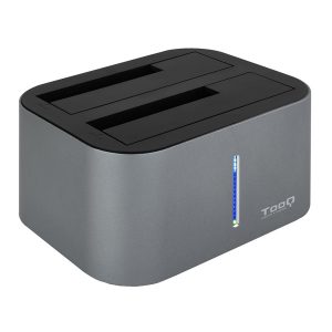 ÷ Docking station tooq tqds-802dw 2,5/3,5" sata usb 3.1 funcion clonaci?n gris"