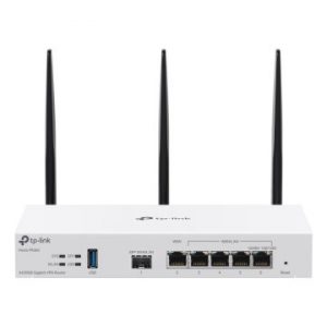 ÷ Router vpn wifi 6 tp-link festa fr365 ax3000  5xlan gb 1xsfp 1xusb openvpn metalico blanco