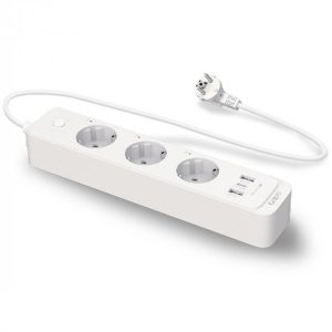 ÷ Regleta alimentacion de enchufes inteligentes wifi tp-link tapo p300 3 enchufes y 2 puertos usb 3.0