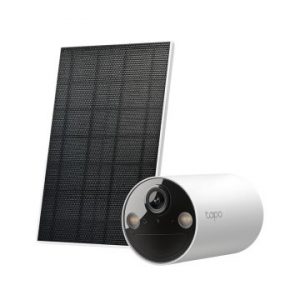 ÷ Camara ip exterior wifi con bateria tapo tc82 2k 3mp alimentada por panel solar tapo a201 instalacio
