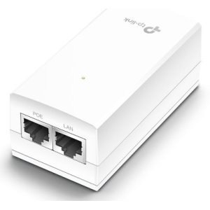 ÷ Adaptador poe pasivo tp-link tl-poe4818g 48v 1p giga con kit de montaje en pared