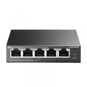 ÷ Switch semigestionables poe+ tp-link sg105mpe 5p gigabit 4p poe+ total poe+ 120w carcasa metalica
