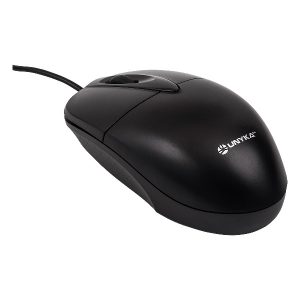 ÷ Mouse unyka a127 usb color negro 3 botones