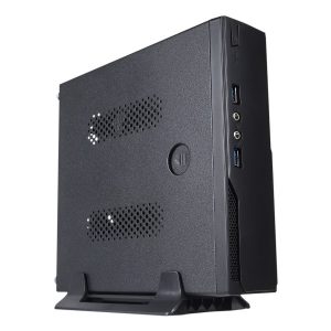 ÷ Caja itx unykach uk1003 uso en posicion horizontal o vertical, incluye soporte vesa para colgar usb