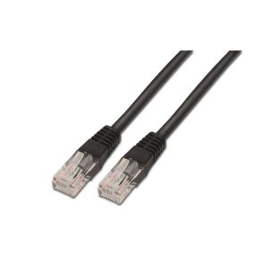 ÷ Aisens - cable de red latiguillo rj45 cat.5e utp awg24, negro, 0.5m