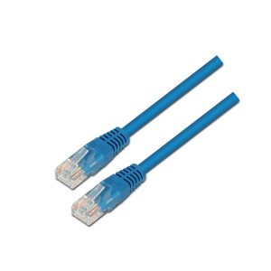 ÷ Aisens - cable de red latiguillo rj45 cat.6 utp awg24, azul, 0.5m