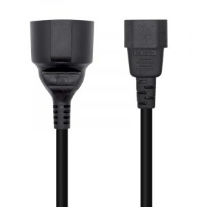÷ Aisens - cable alimentacion 16a, c14/m a cee7/h, 25cm