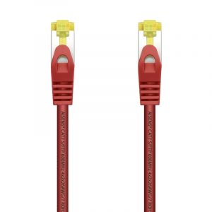 ÷ Aisens - cable de red latiguillo rj45 lszh cat.7 600 mhz s/ftp pimf awg26, rojo, 2.0m